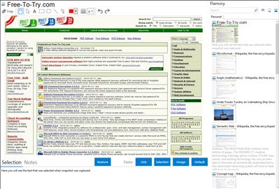 Free-To-Try.com - Flamory bookmarks and screenshots