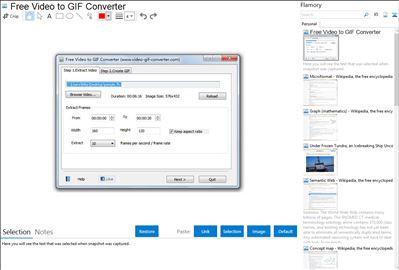 Free Video to GIF Converter - Flamory bookmarks and screenshots