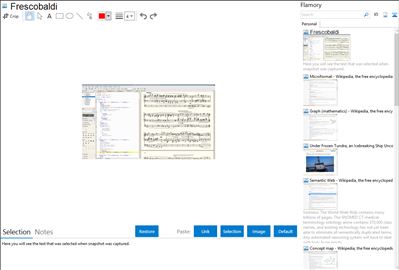 Frescobaldi - Flamory bookmarks and screenshots
