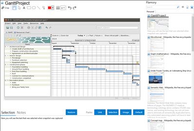 GanttProject - Flamory bookmarks and screenshots