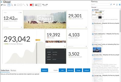 Ghost - Flamory bookmarks and screenshots
