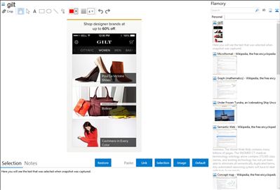 gilt - Flamory bookmarks and screenshots