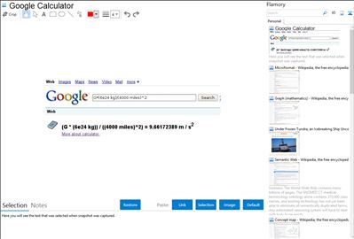 Google Calculator - Flamory bookmarks and screenshots
