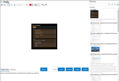 Holly - Flamory bookmarks and screenshots