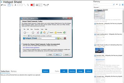 Hotspot Shield - Flamory bookmarks and screenshots