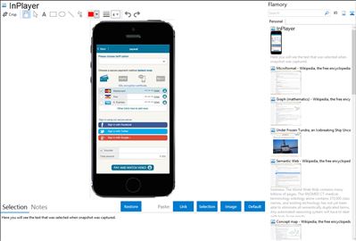 InPlayer - Flamory bookmarks and screenshots