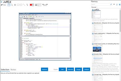 JuffEd - Flamory bookmarks and screenshots