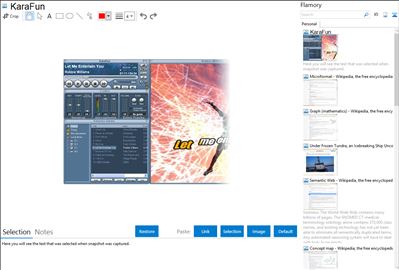 KaraFun - Flamory bookmarks and screenshots