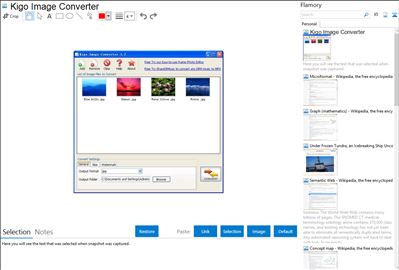 Kigo Image Converter - Flamory bookmarks and screenshots