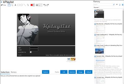 kPlaylist - Flamory bookmarks and screenshots