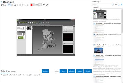 Kscan3d - Flamory bookmarks and screenshots