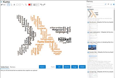 Kumo - Flamory bookmarks and screenshots