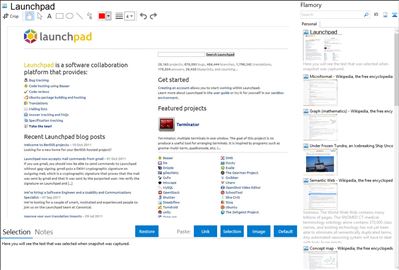 Launchpad - Flamory bookmarks and screenshots
