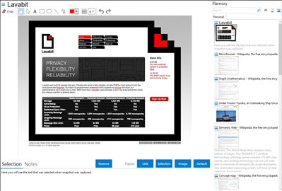 Lavabit - Flamory bookmarks and screenshots
