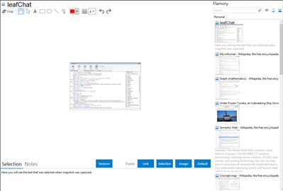 leafChat - Flamory bookmarks and screenshots