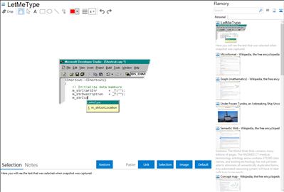 LetMeType - Flamory bookmarks and screenshots