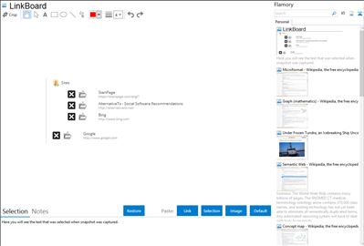 LinkBoard - Flamory bookmarks and screenshots