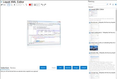 Liquid XML Editor - Flamory bookmarks and screenshots