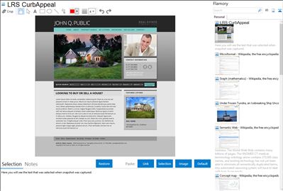 LRS CurbAppeal - Flamory bookmarks and screenshots