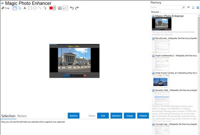 Magic Photo Enhancer - Flamory bookmarks and screenshots