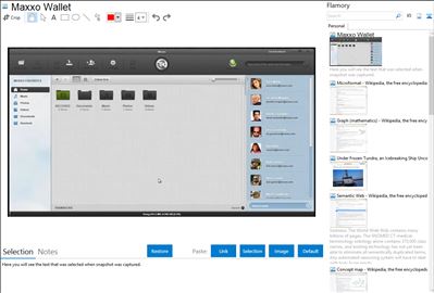 Maxxo Wallet - Flamory bookmarks and screenshots