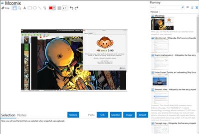 Mcomix - Flamory bookmarks and screenshots