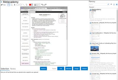Metacademy - Flamory bookmarks and screenshots