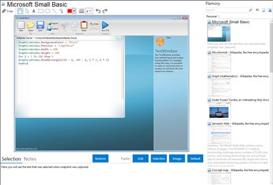 Microsoft Small Basic - Flamory bookmarks and screenshots