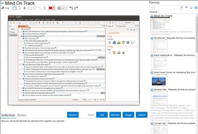 Mind On Track - Flamory bookmarks and screenshots