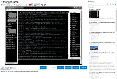 Monochrome - Flamory bookmarks and screenshots