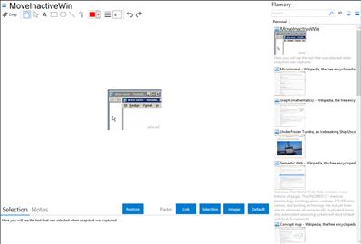 MoveInactiveWin - Flamory bookmarks and screenshots