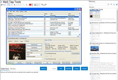 Mp3 Tag Tools - Flamory bookmarks and screenshots