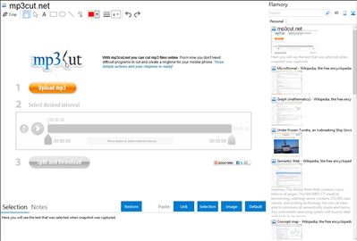 mp3cut.net - Flamory bookmarks and screenshots