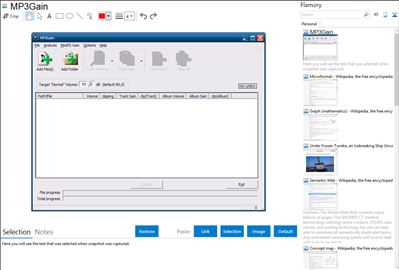 MP3Gain - Flamory bookmarks and screenshots