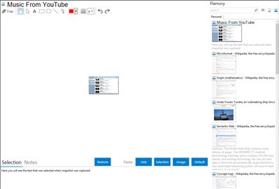 Music From YouTube - Flamory bookmarks and screenshots