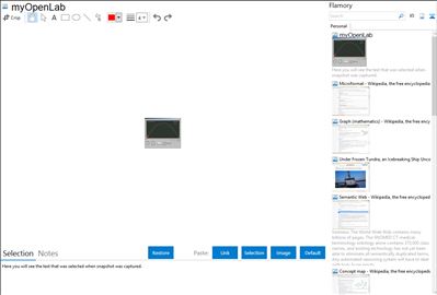 myOpenLab - Flamory bookmarks and screenshots