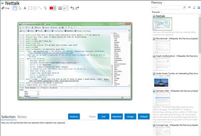 Nettalk - Flamory bookmarks and screenshots