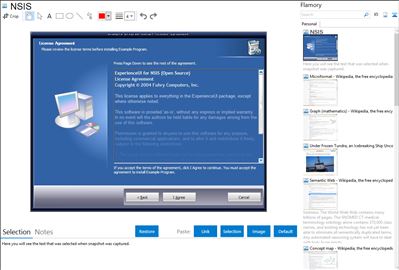 NSIS - Flamory bookmarks and screenshots