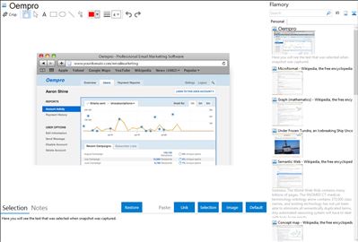 Oempro - Flamory bookmarks and screenshots