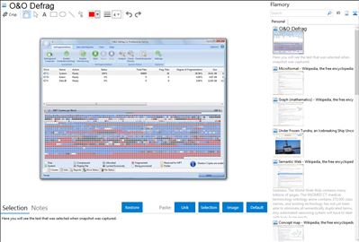 O&O Defrag - Flamory bookmarks and screenshots