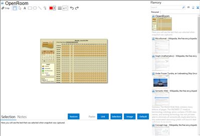 OpenRoom - Flamory bookmarks and screenshots