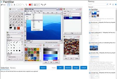 PaintStar - Flamory bookmarks and screenshots