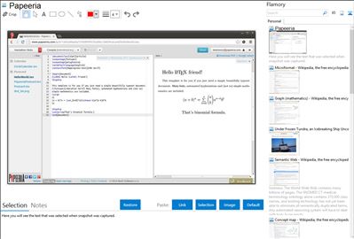 Papeeria - Flamory bookmarks and screenshots