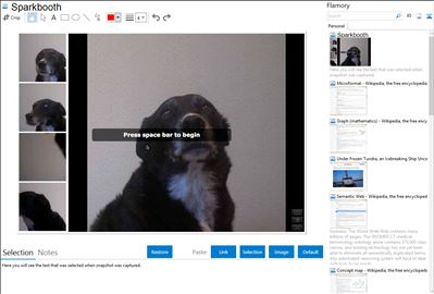 Sparkbooth - Flamory bookmarks and screenshots
