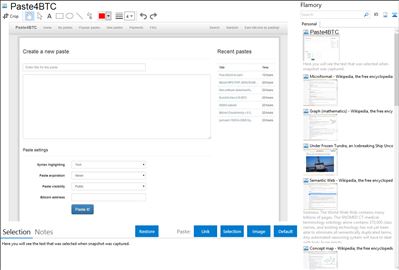 Paste4BTC - Flamory bookmarks and screenshots