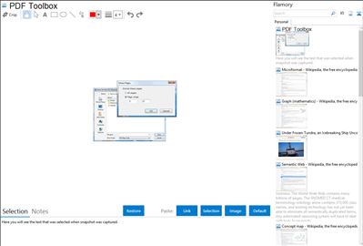 PDF Toolbox - Flamory bookmarks and screenshots