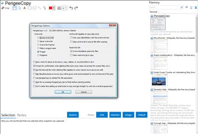 PerigeeCopy - Flamory bookmarks and screenshots