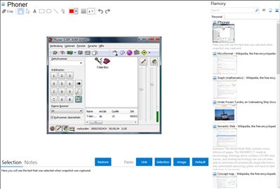 Phoner - Flamory bookmarks and screenshots