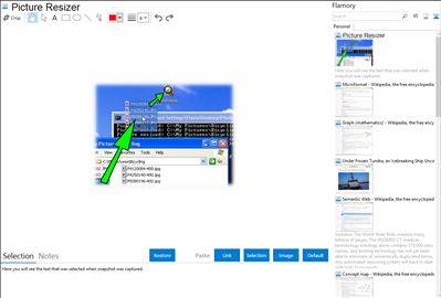 Picture Resizer - Flamory bookmarks and screenshots