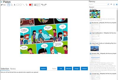 Pixton - Flamory bookmarks and screenshots